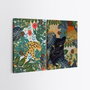 Wallity Cuadros Decorativos de Lienzo Multicolor (Set de 2) 50 x 70 cm